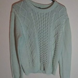 Cozy mint sweater